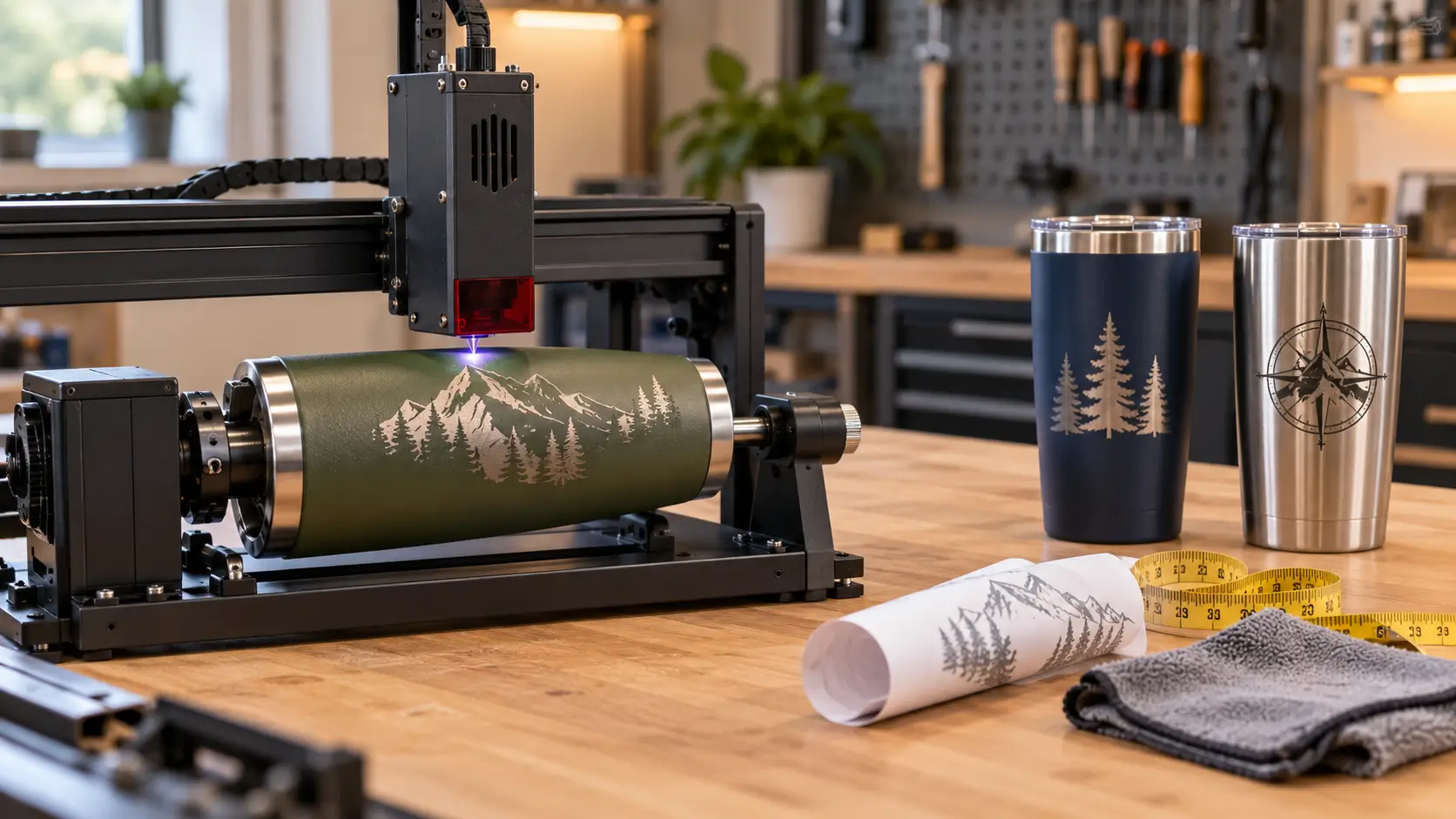 How to Laser Engrave Tumblers