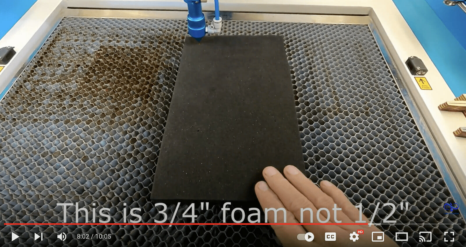Engraving on Foam with a Thunder Laser
