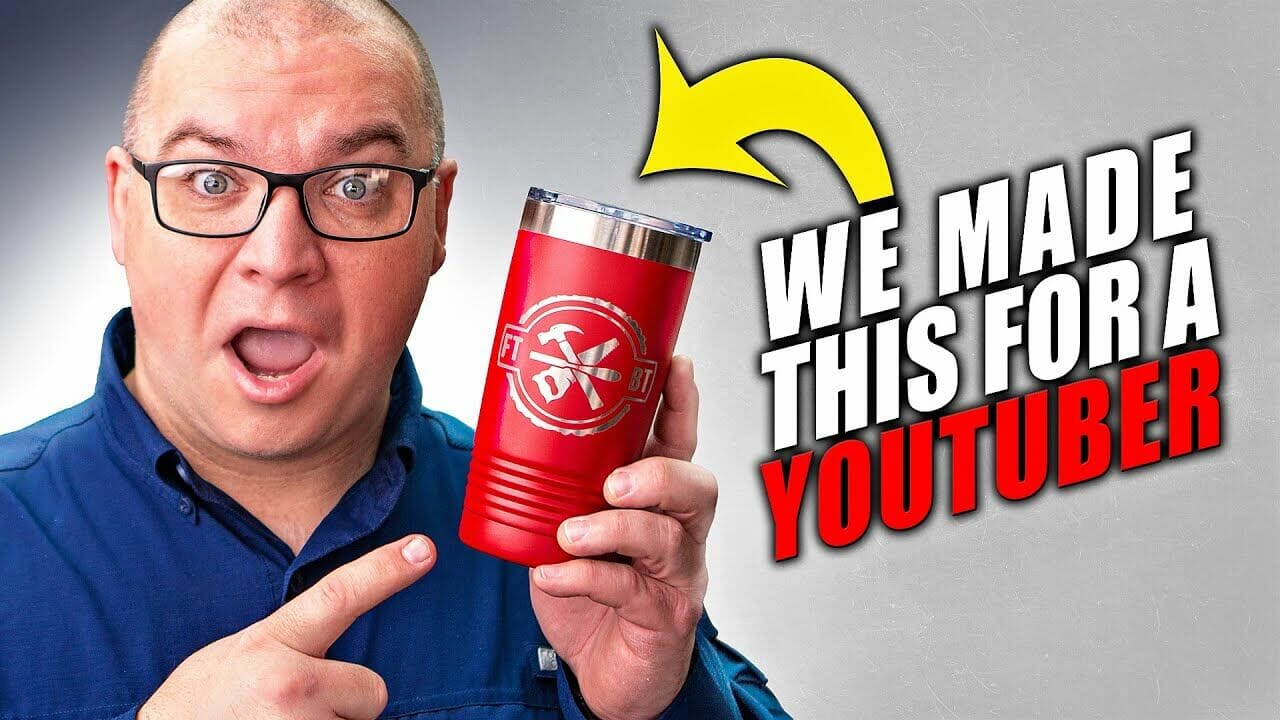Engraving a Tumbler With a Thunder Laser Nova 35