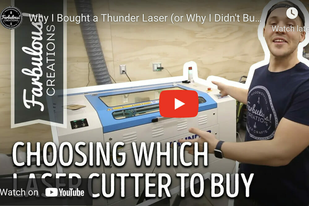 Why I Bought a Thunder Laser (or Why I Didn't Buy a Glowforge)