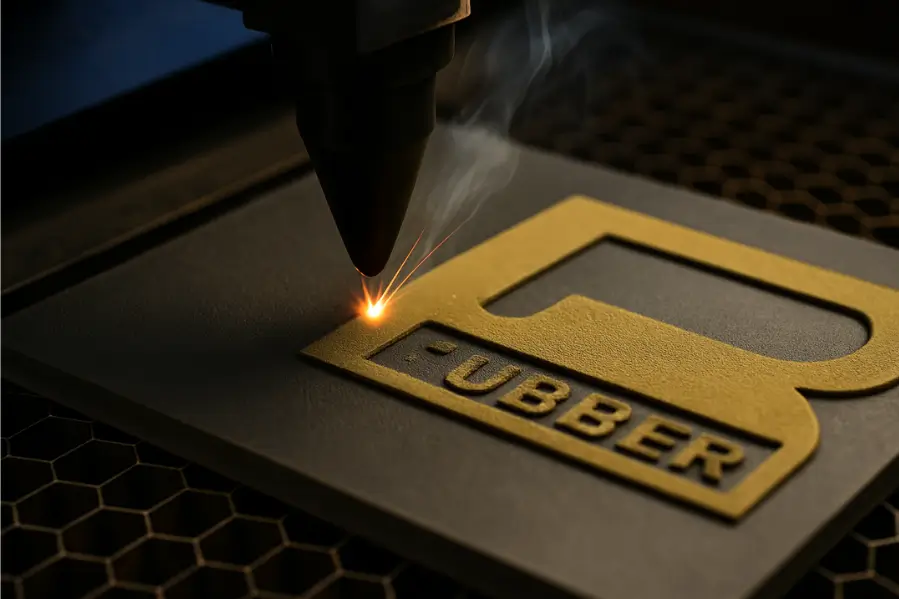 How Does Laser Engraving Rubber Work