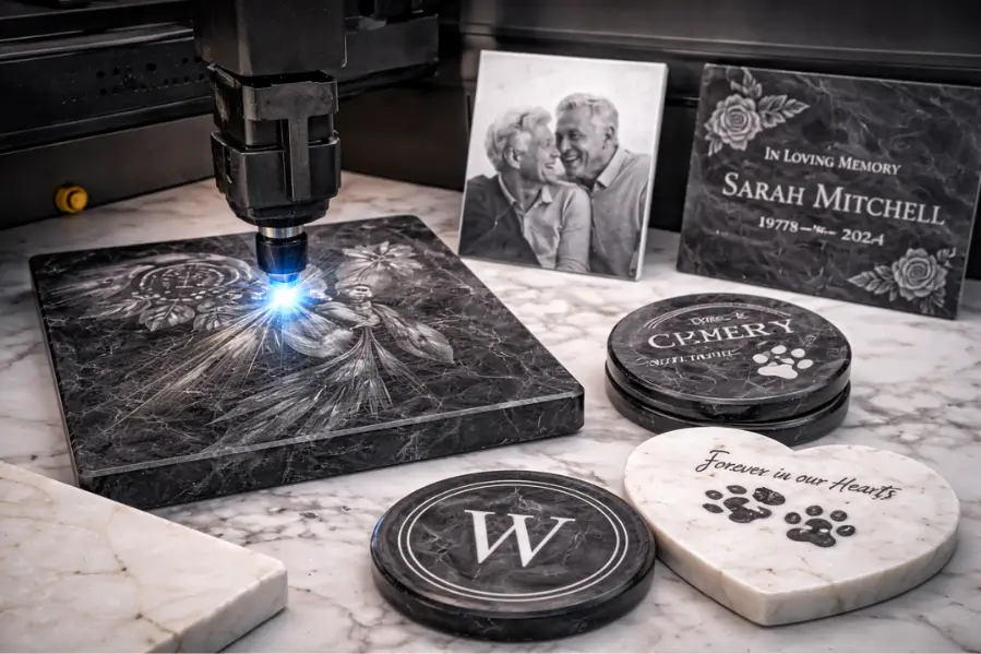 How Does Laser Engraving Work on Marble