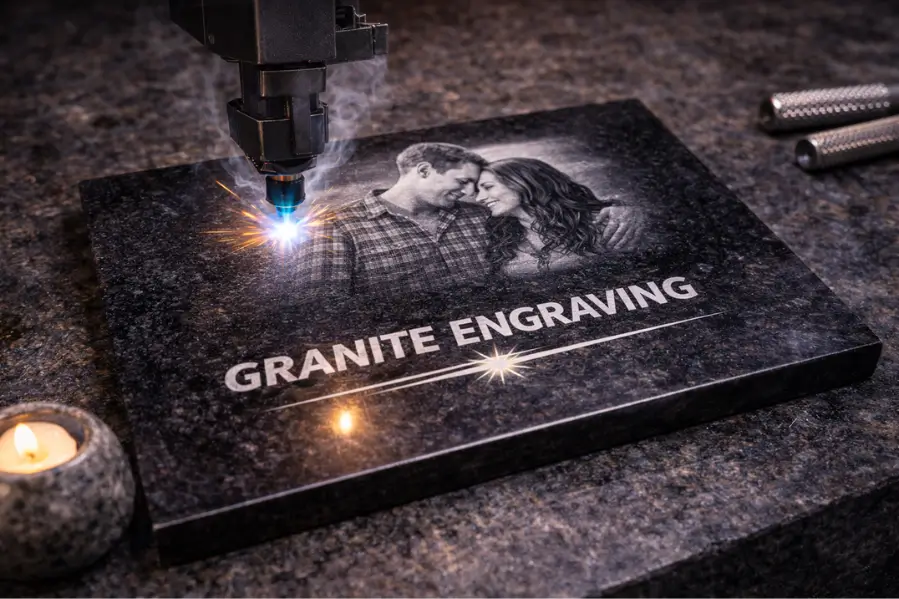 What Types of Granite Can Be Laser Engraved