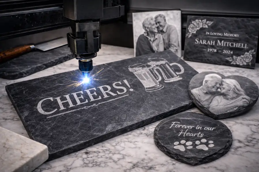 How Does Laser Engraving Work on Slate
