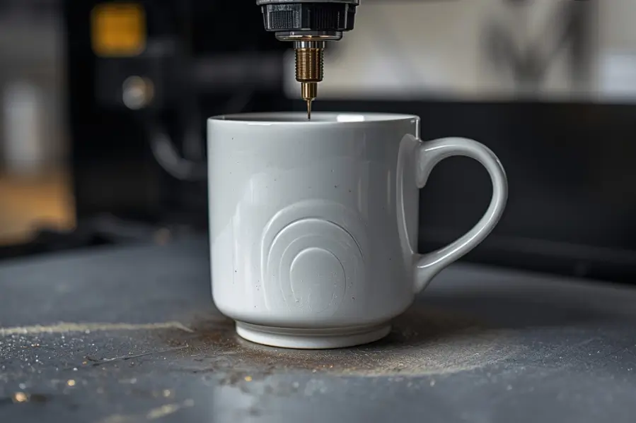 What type of laser is best for engraving ceramic mugs