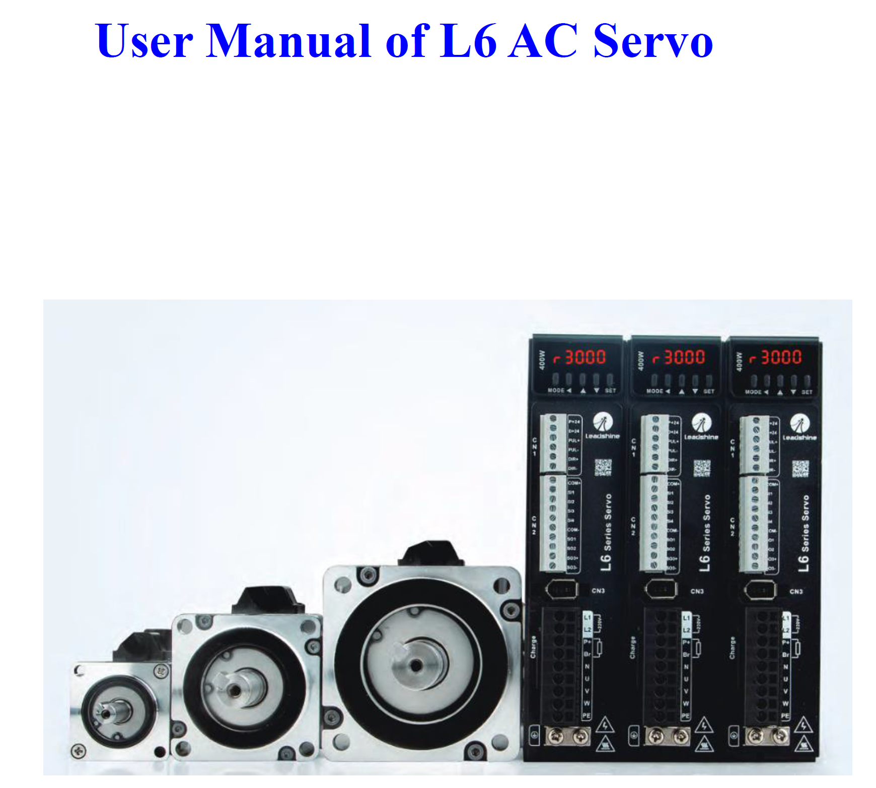 Leadshine L6 Servo manual
