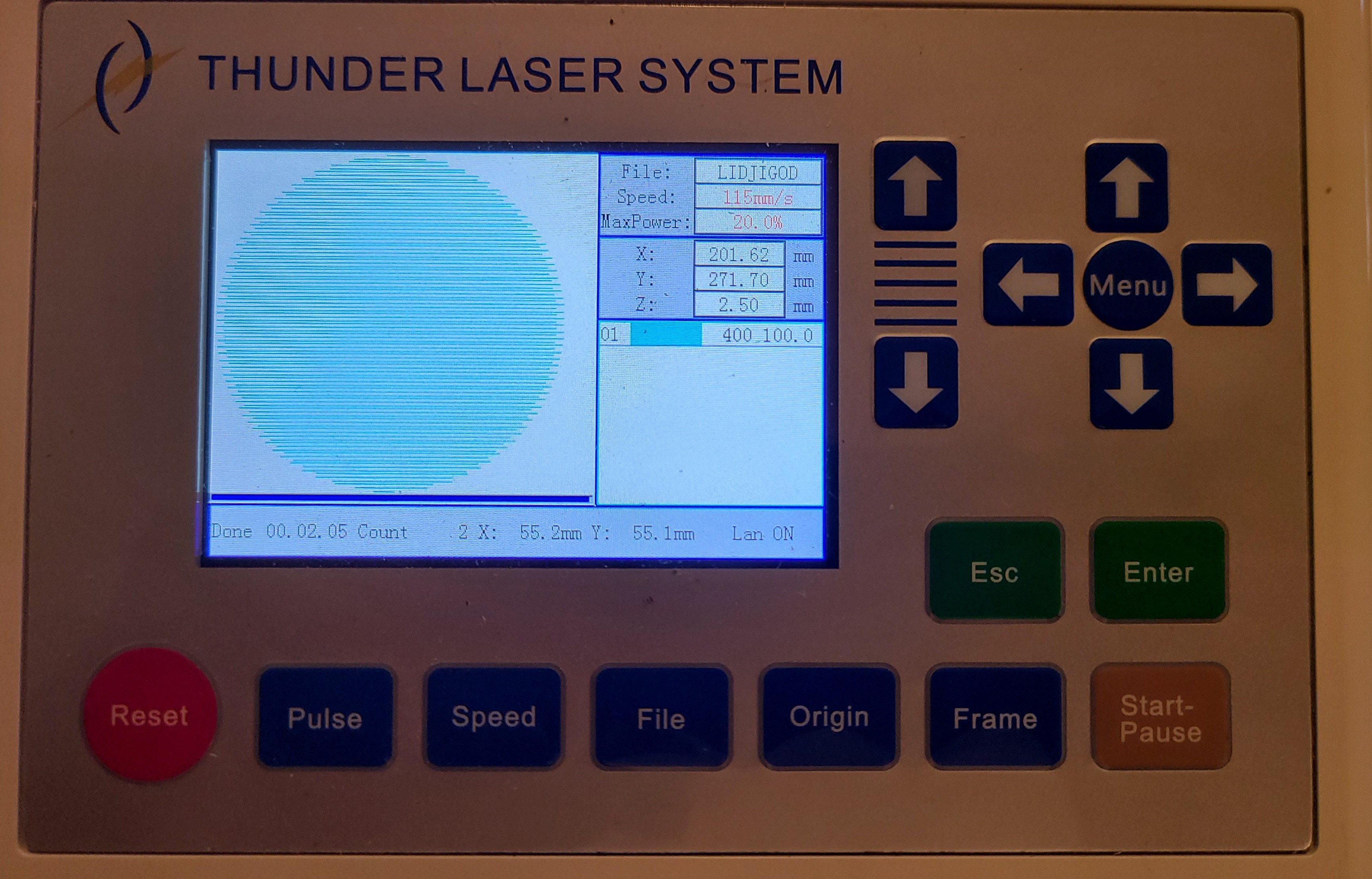 Machine controller preview with correct offsets