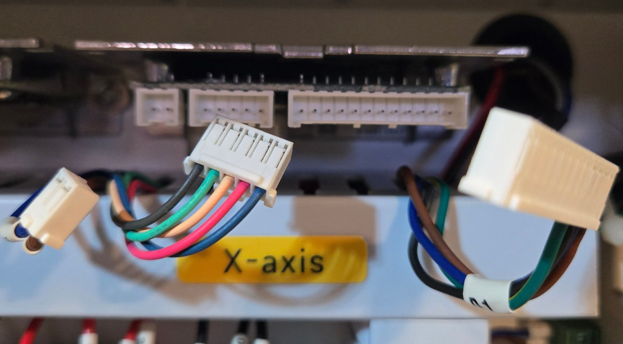 Driver connectors after unplugging
