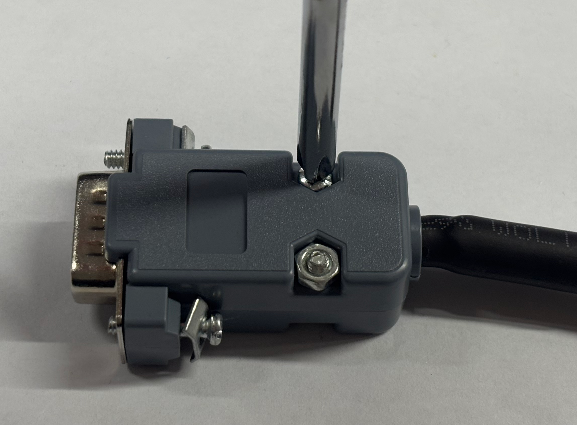 Step 1 - open DB9 connector