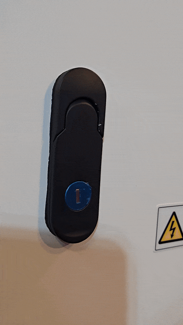 Lift and turn latch image