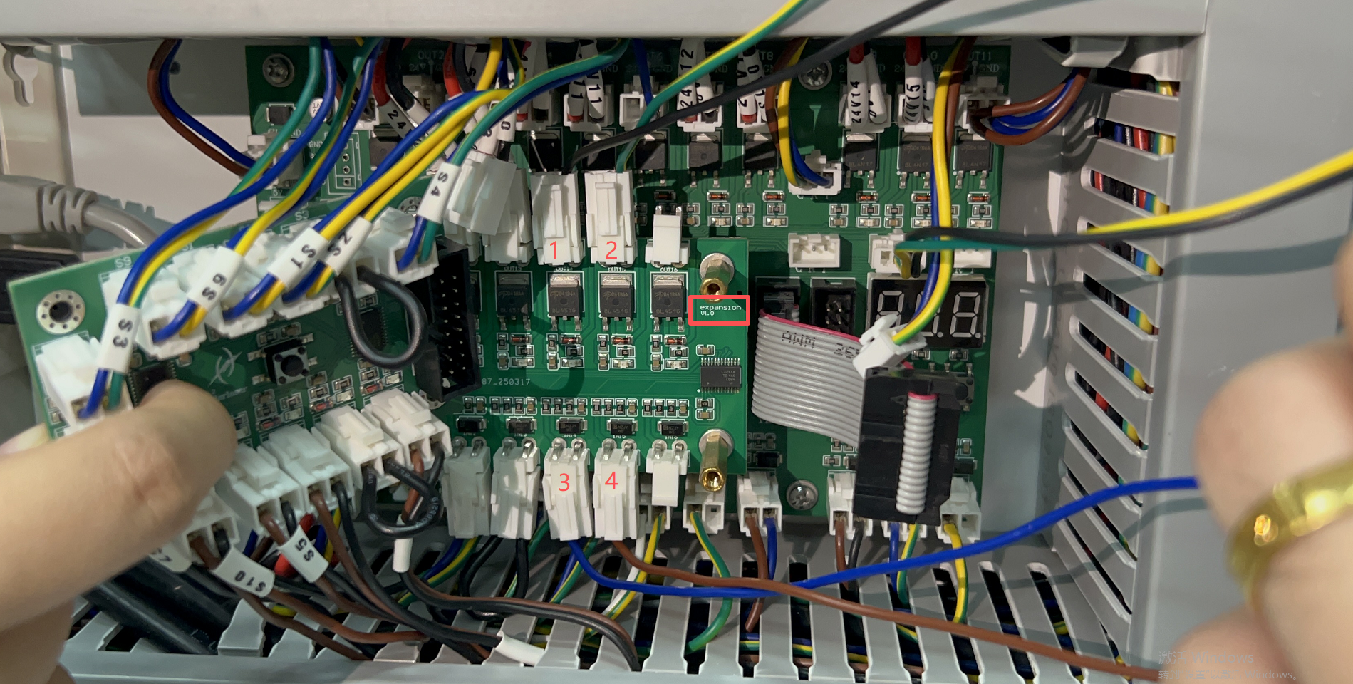 TL Expansion Board cable connection