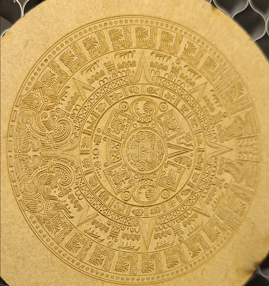 Sample engrave test result