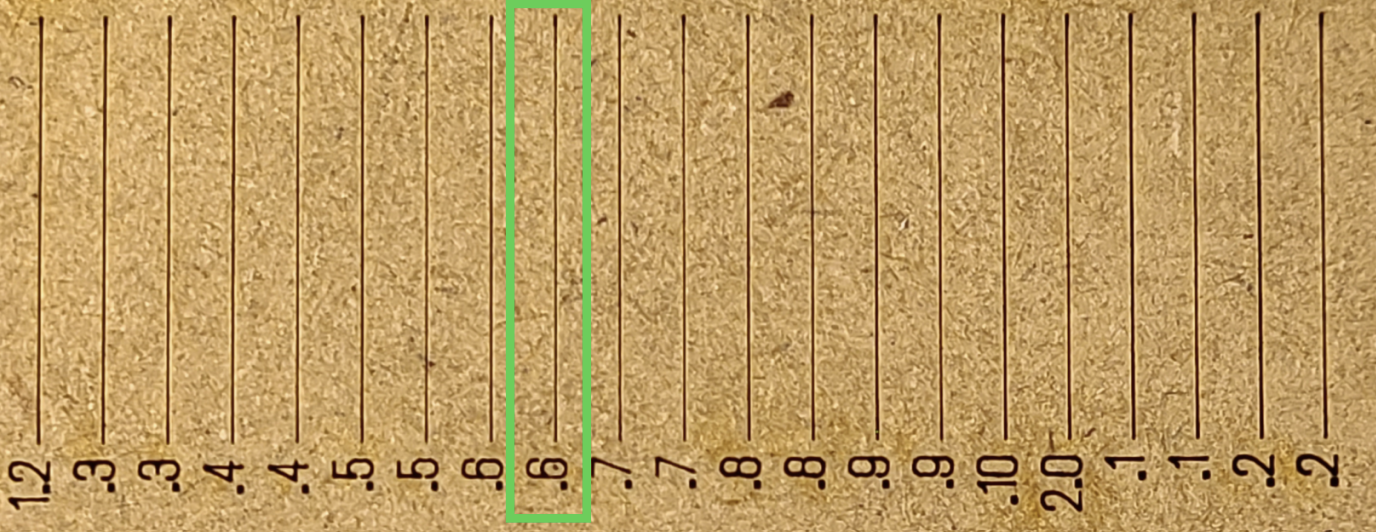 Fine ramp test results