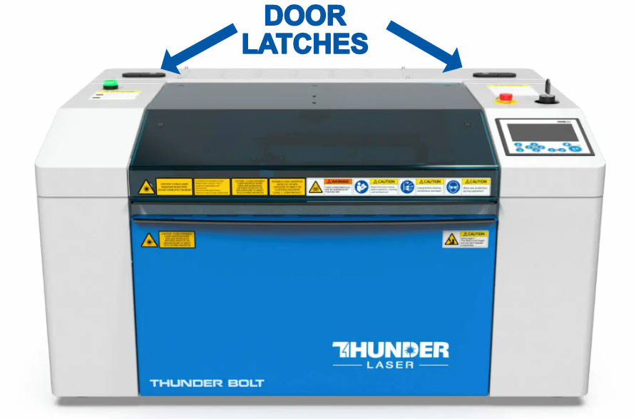 Unlock and Unlatch the Rear Door