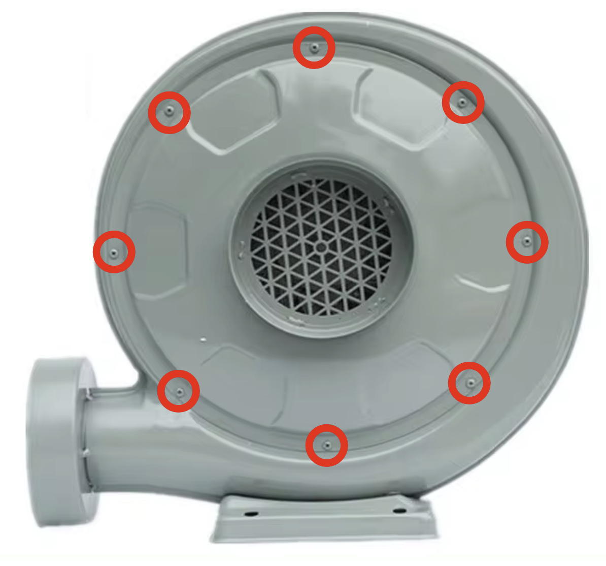 Remove 8 Phillips head screws