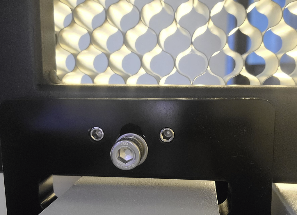 Corner bolt and grub screws