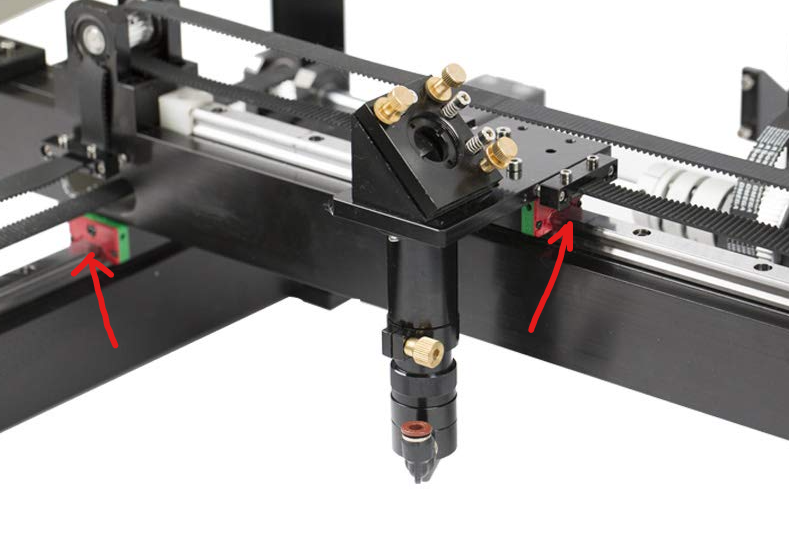 Exposed linear guide and bearing