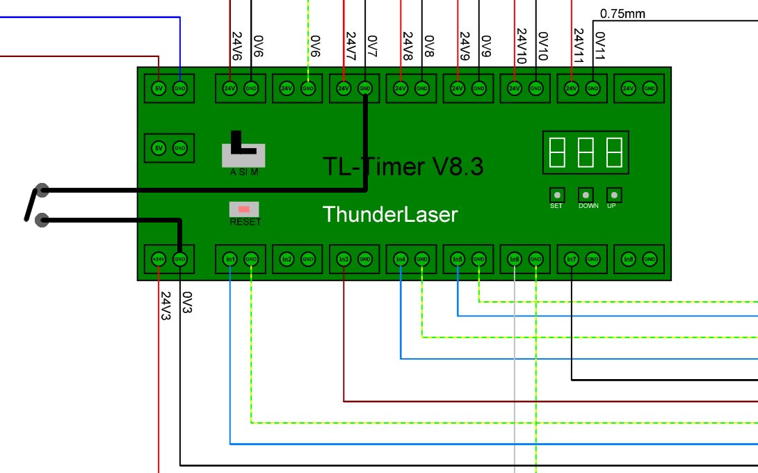 TL Timer board wiring diagram