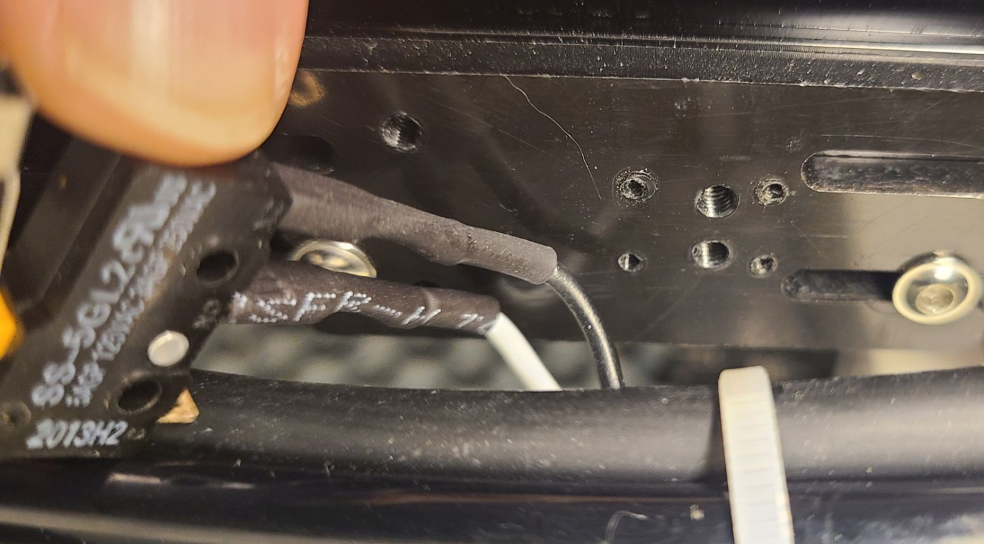 Install wires onto the Endstop