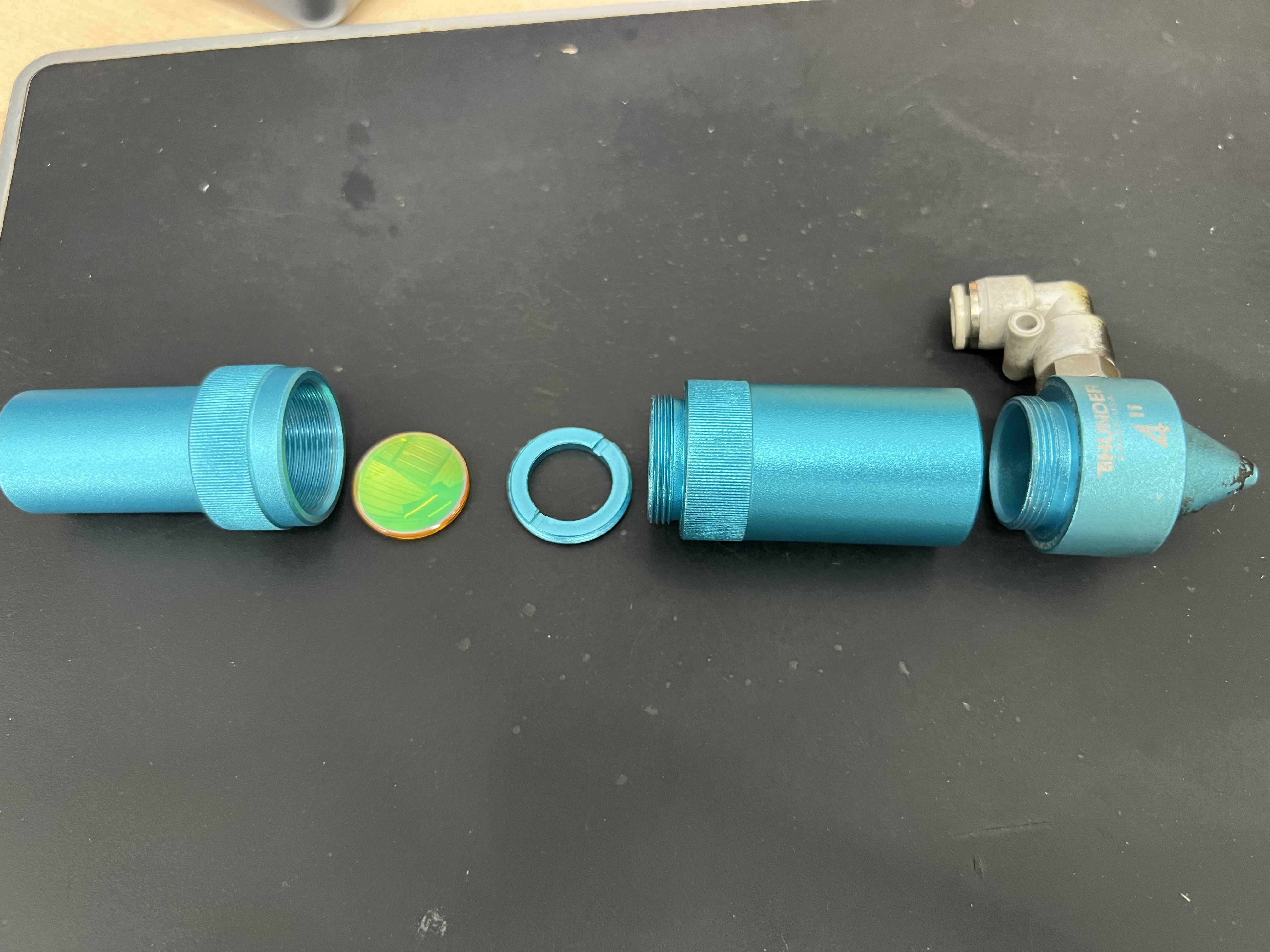 Photo of 4 inch laser head