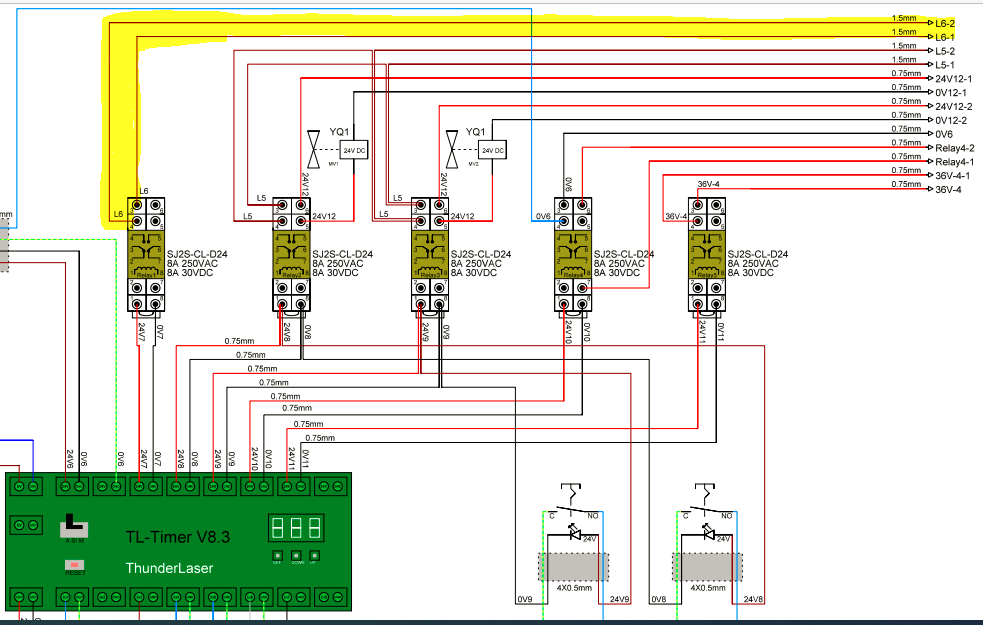 Fan wiring before modification