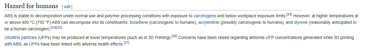 ABS material information