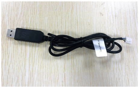 Cable from tool pouch