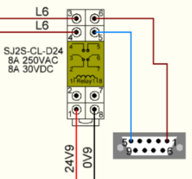 Relay connection diagram