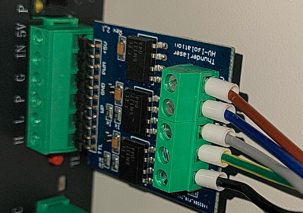 Opto isolator board between DSP and LPSU