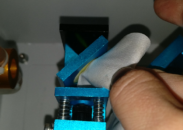 Beam Combiner cleaning detail